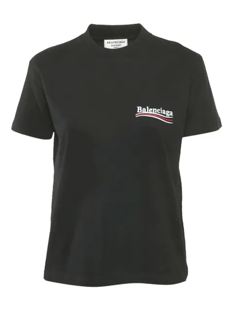 Balenciaga Pre-Owned logo-embroidered T-shirt