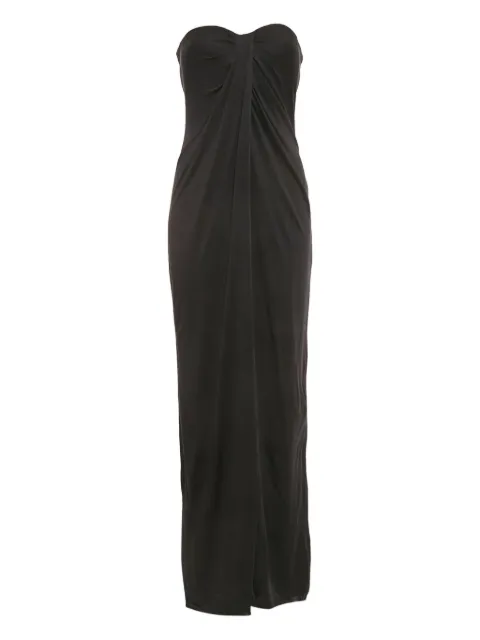 Max Mara robe-bustier à design drapé