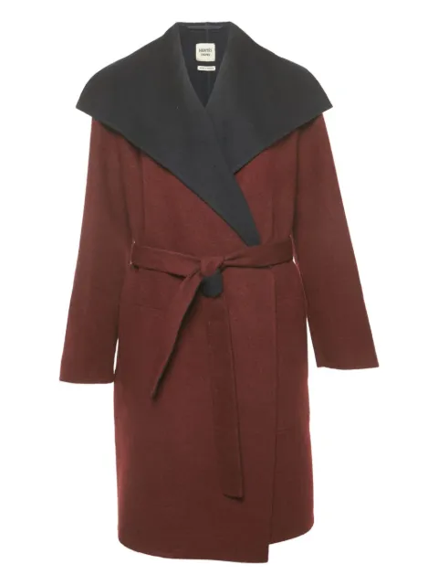 Hermès Pre-Owned cashmere belted coat