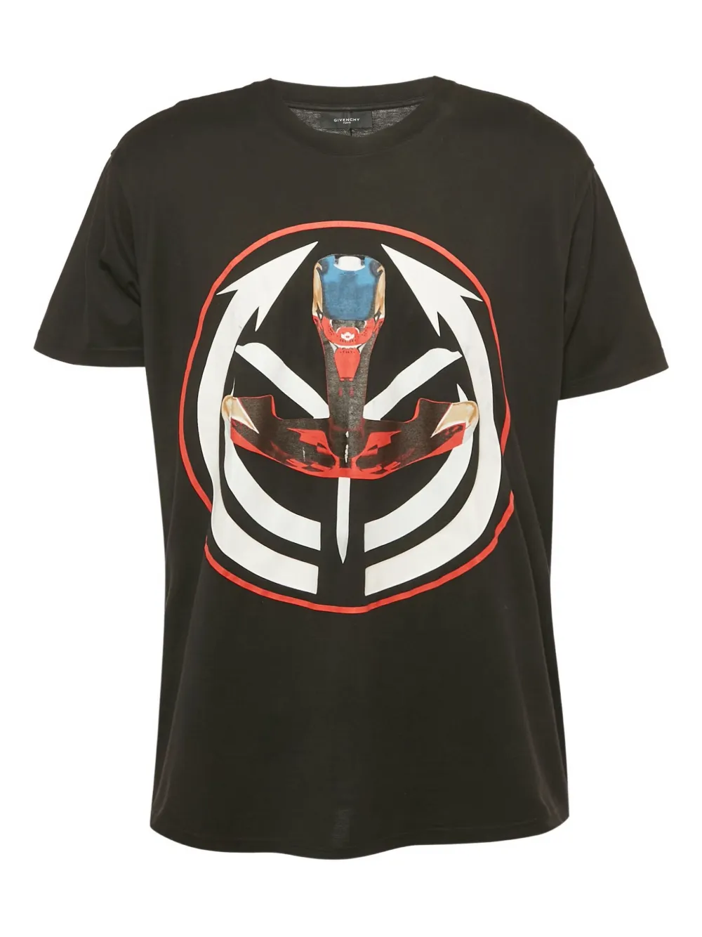 Givenchy Pre-Owned playera estampada con cuello redondo 2010 | negro | Image 1