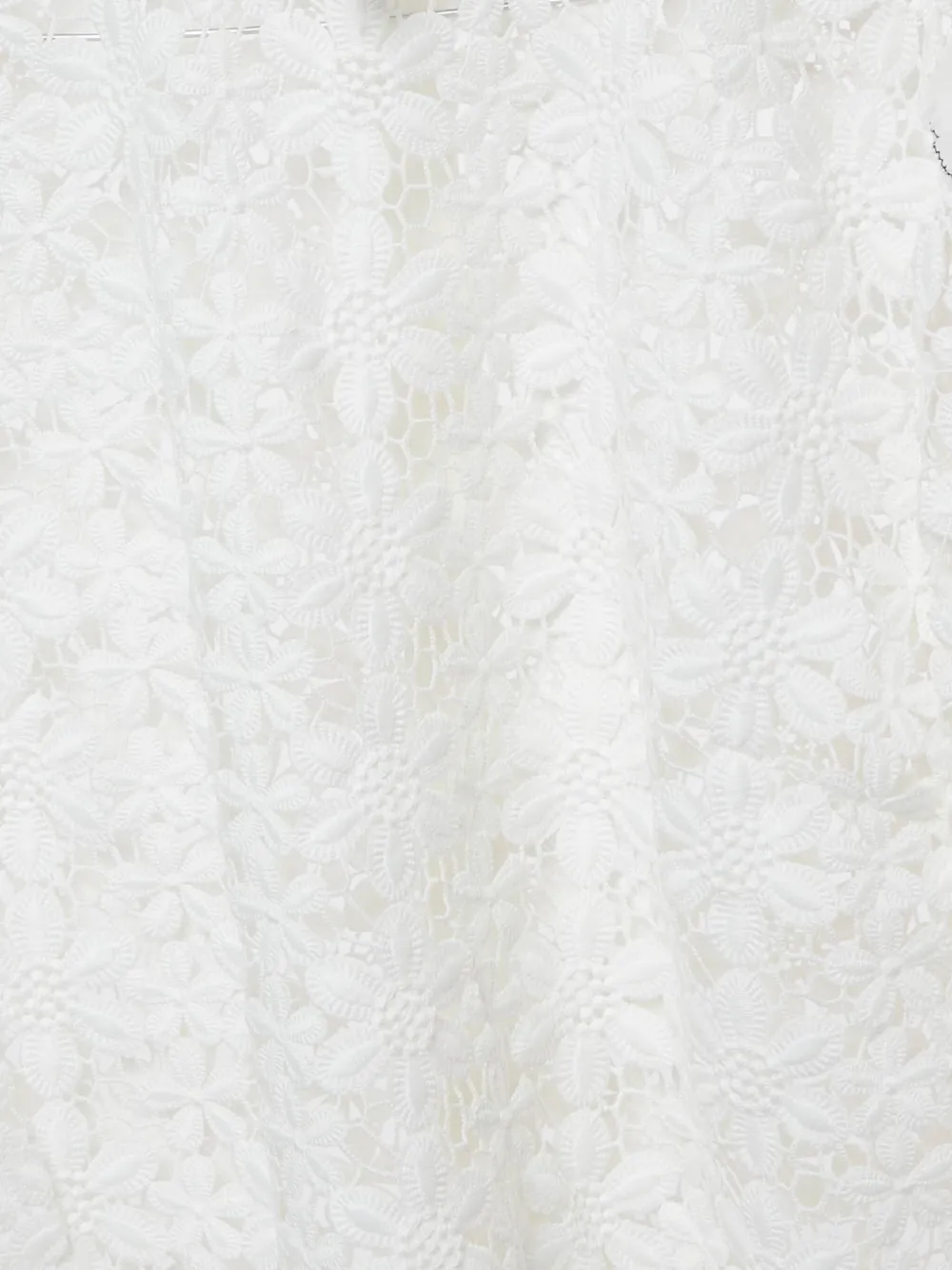 SELF-PORTRAIT Pre-owned Floral-lace Blouse In White