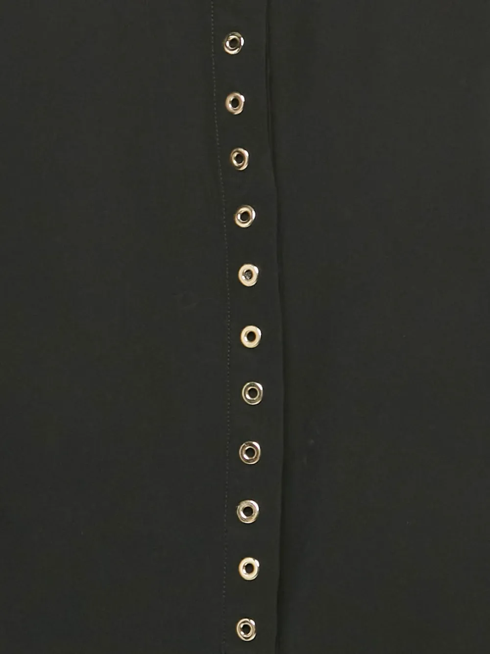 ROBERTO CAVALLI Pre-owned Eyelet-detail Silk Suit In Black