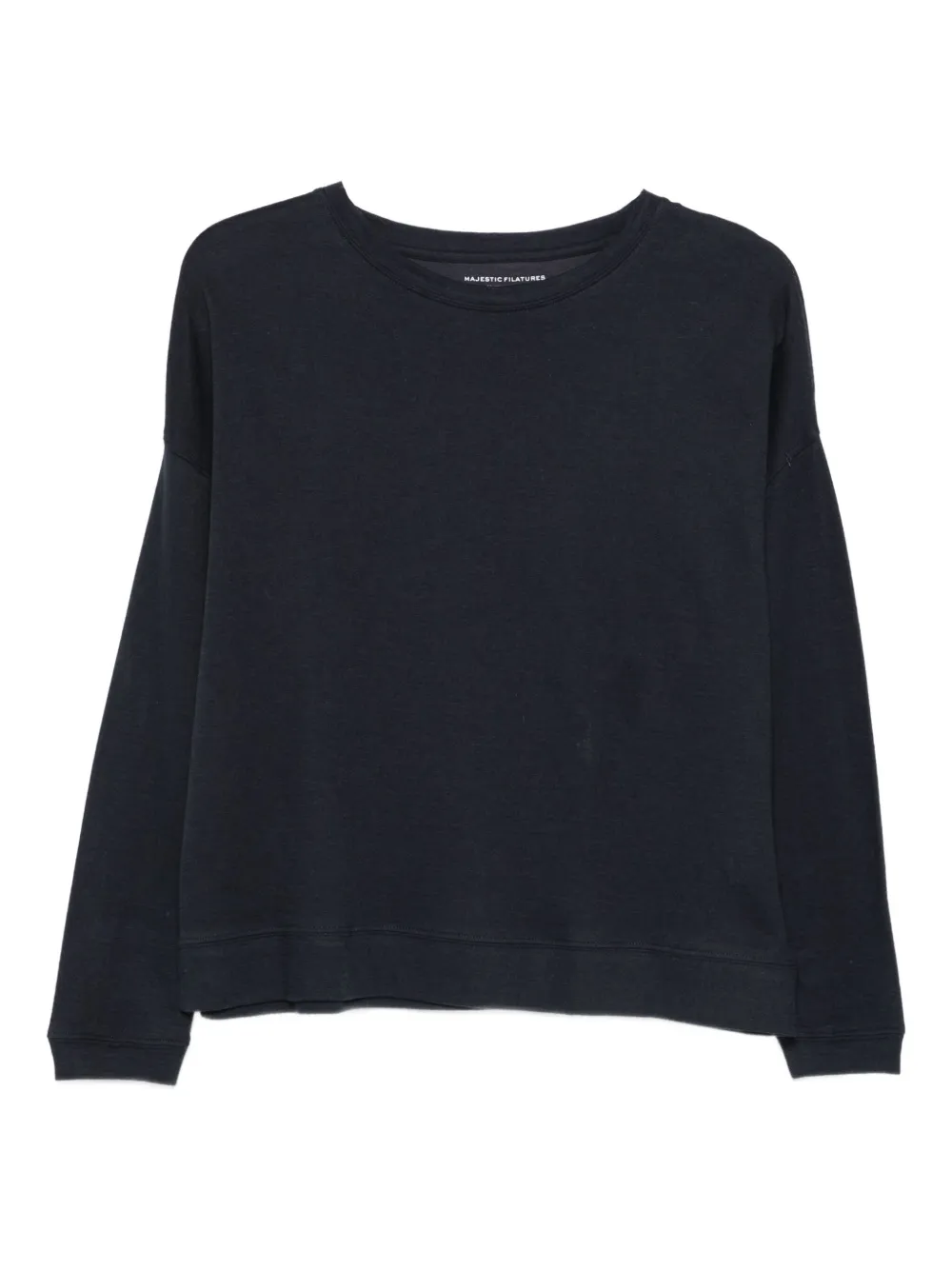 Majestic Filatures long-sleeves round-neck T-shirt | Blue | Image 1