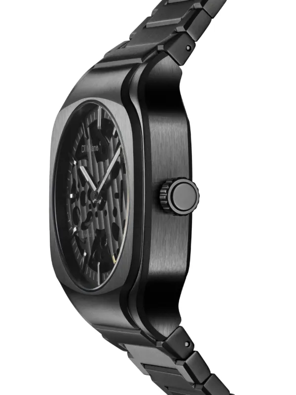 D1 Milano Square Skeleton 37mm | Black | FARFETCH