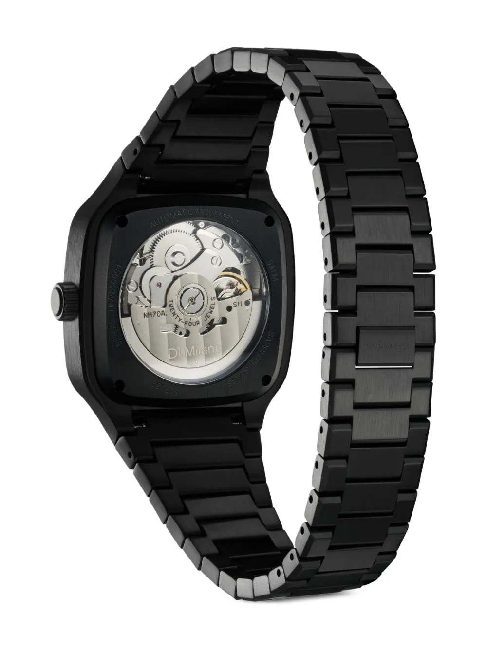 D1 Milano Square Skeleton 37mm In Black