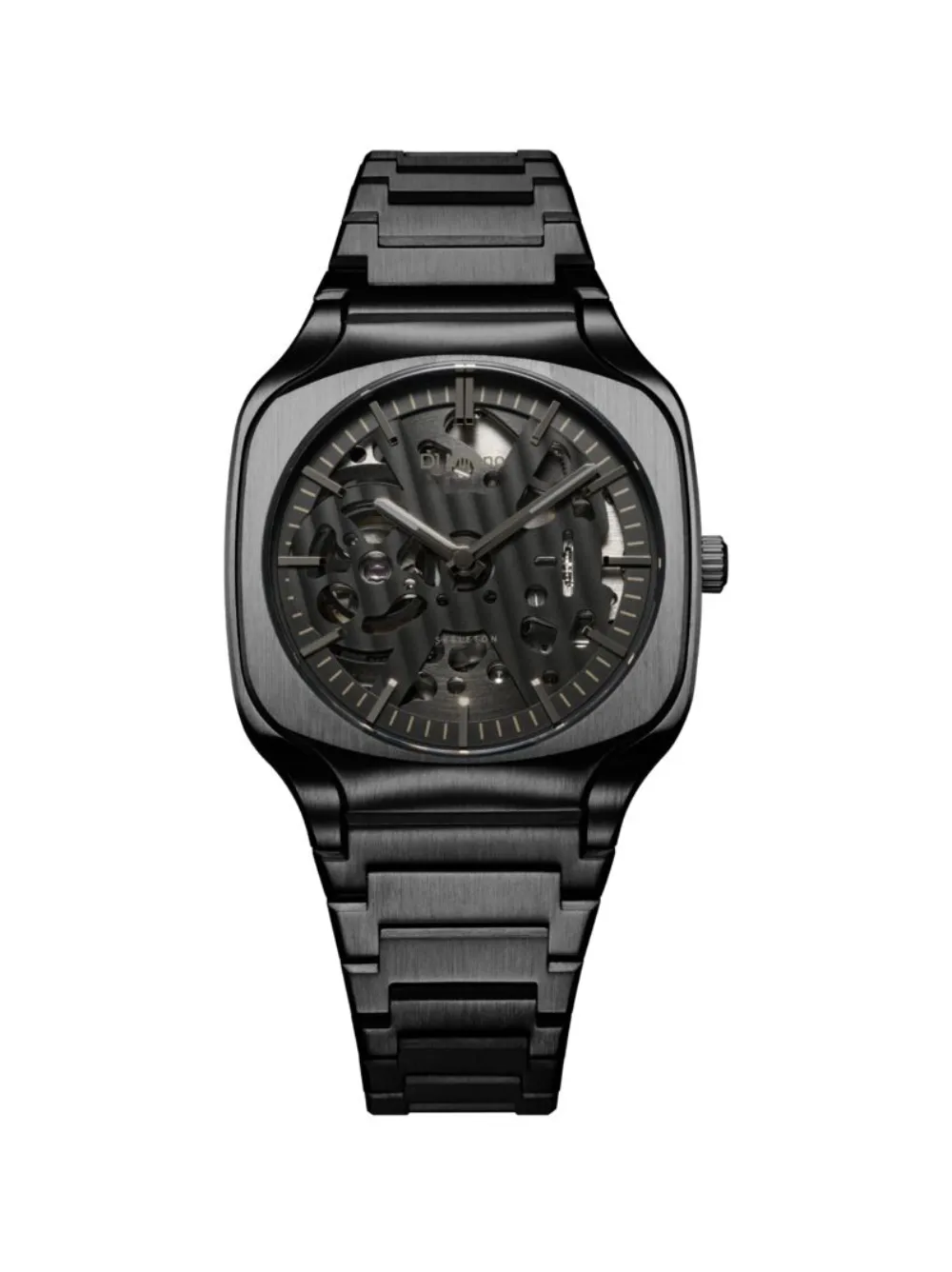 D1 Milano Orologio Square Skeleton 37mm - Nero