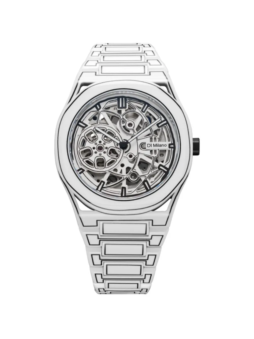 D1 Milano Skeleton Sketch 40,5MM - Bianco