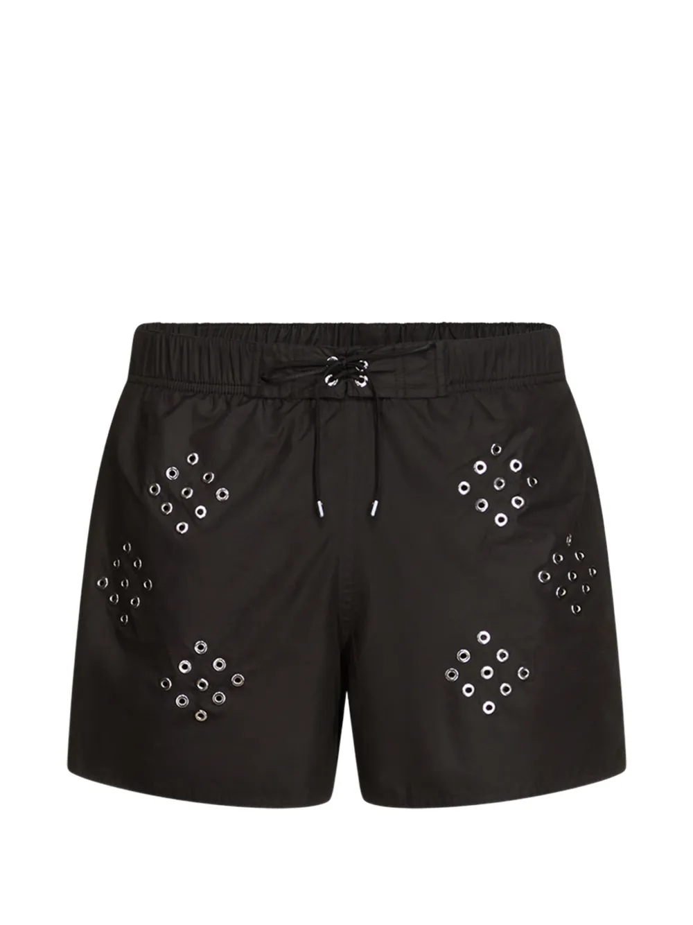 Ludovic de Saint Sernin eyelets swim shorts - Nero