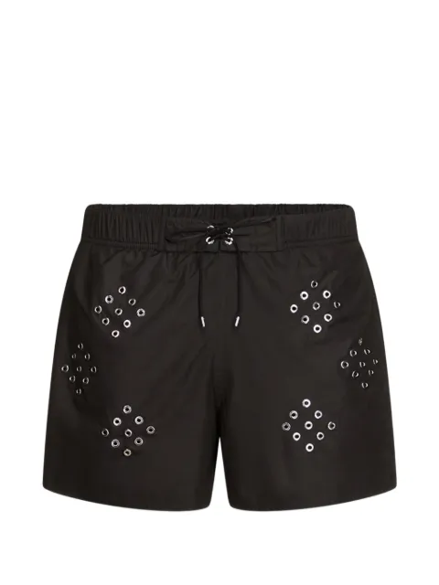 Ludovic de Saint Sernin eyelets swim shorts