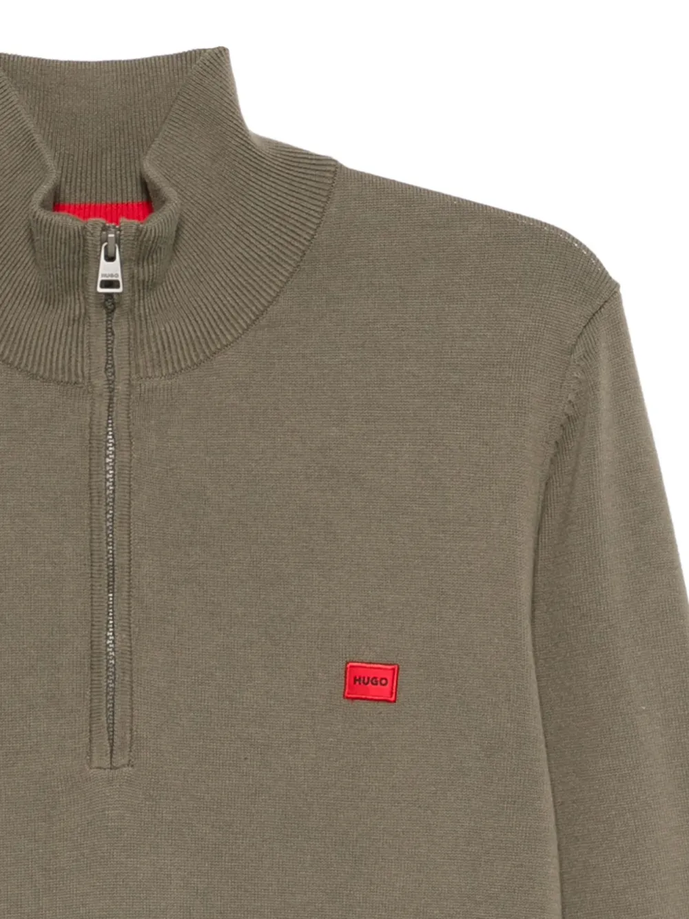 HUGO Trui met hoge hals Groen