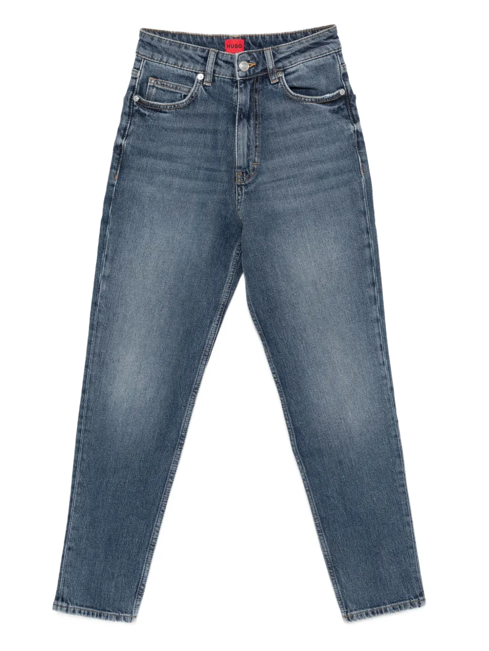 HUGO high-waisted straight jeans | Blue | Image 1