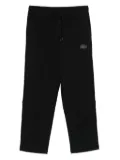 HUGO logo-print drawstring track pants - Black