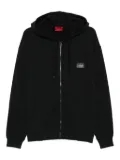 HUGO zip-up hoodie - Black