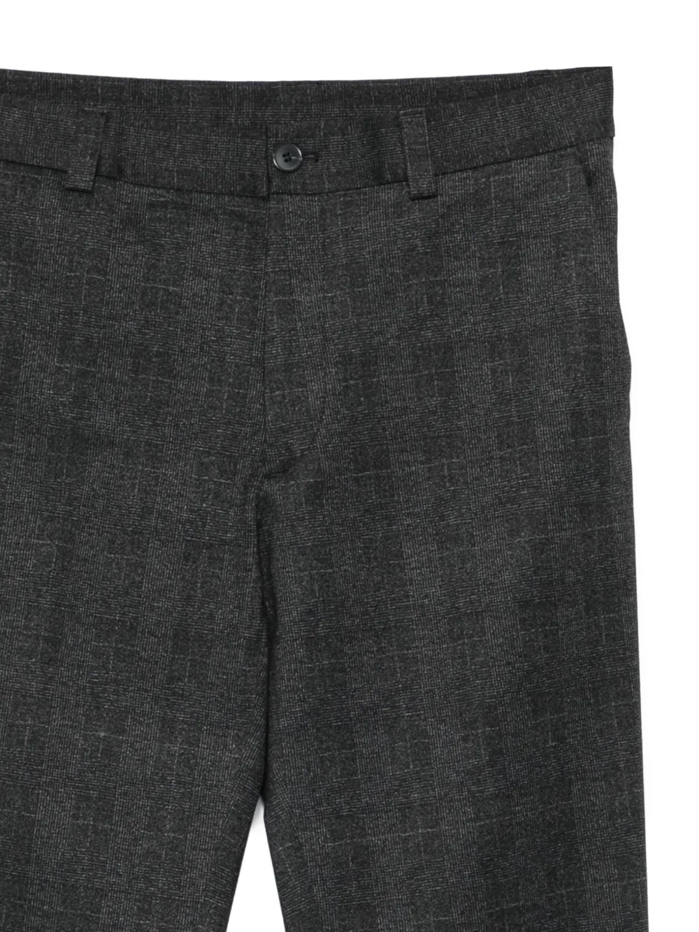 HUGO Geruite broek Grijs