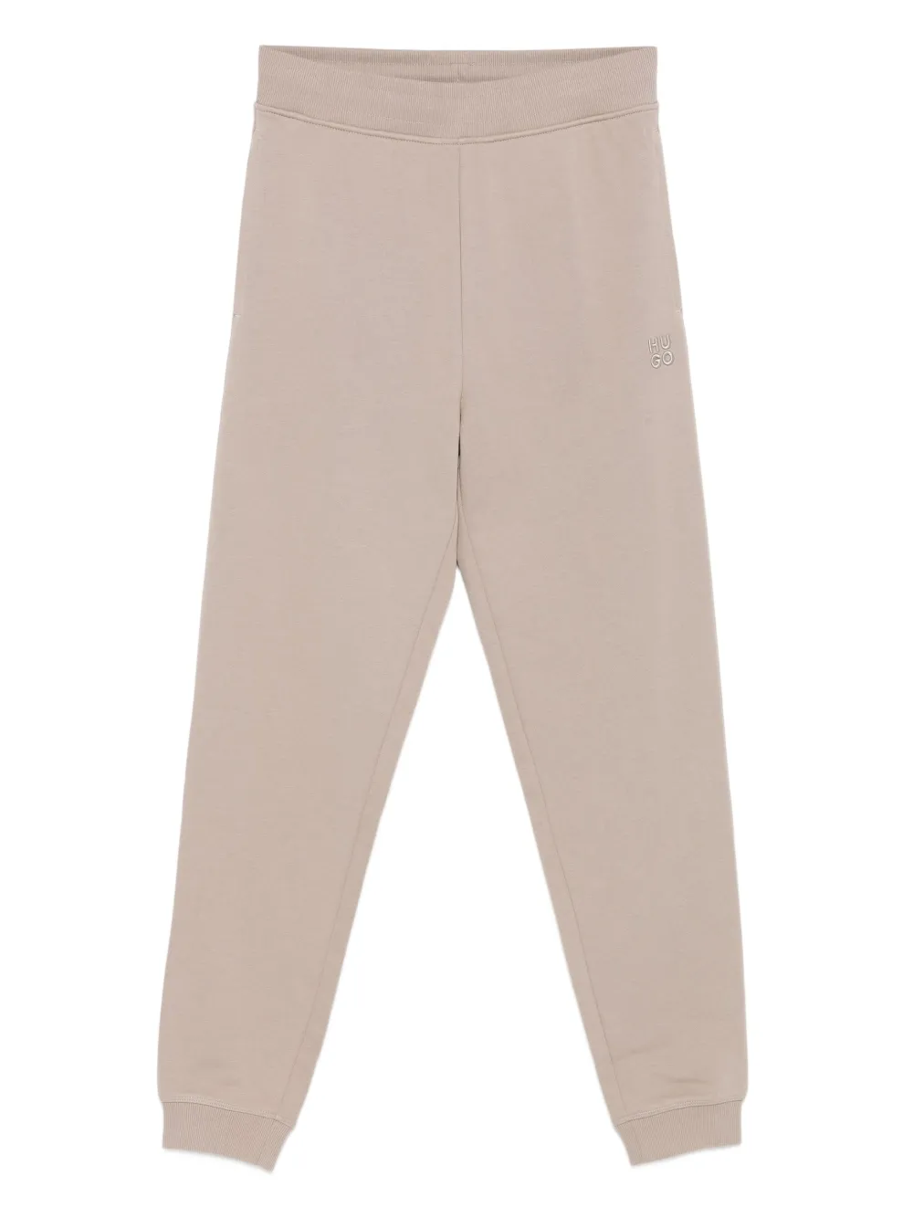 Hugo Boss Straight-leg Track Pants In Neutral