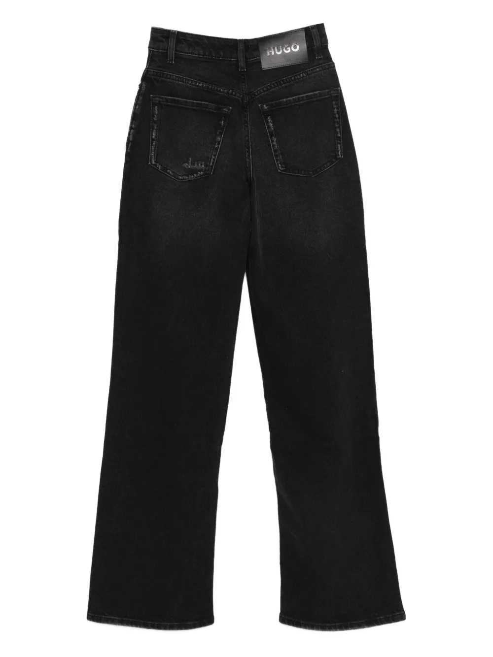 HUGO logo-patch straight jeans | Straight-Leg Jeans | Image 2