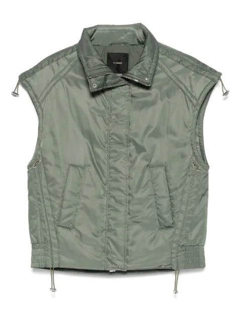 PINKO sleeveless zip-front gilet