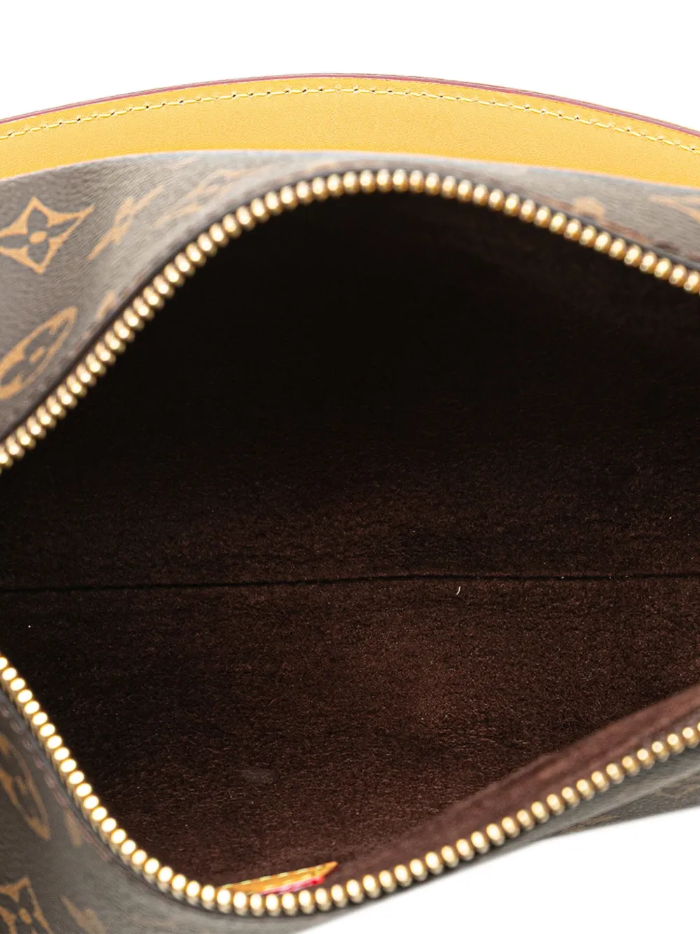 Pre-owned Louis Vuitton 2021-2025 Monogram Side Trunk Mm Satchel In Brown
