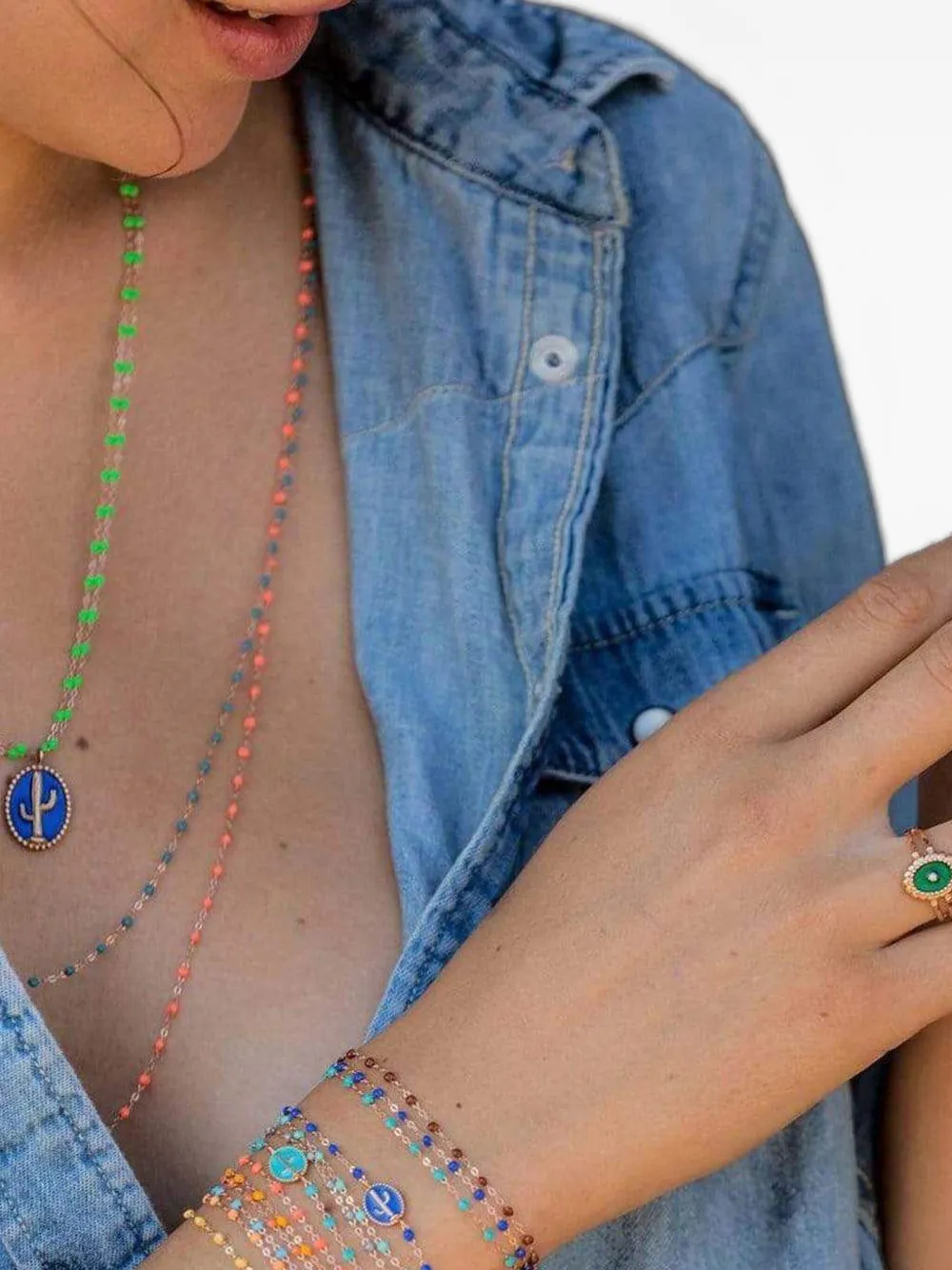 Gigi Clozeau Kralenarmband - Goud