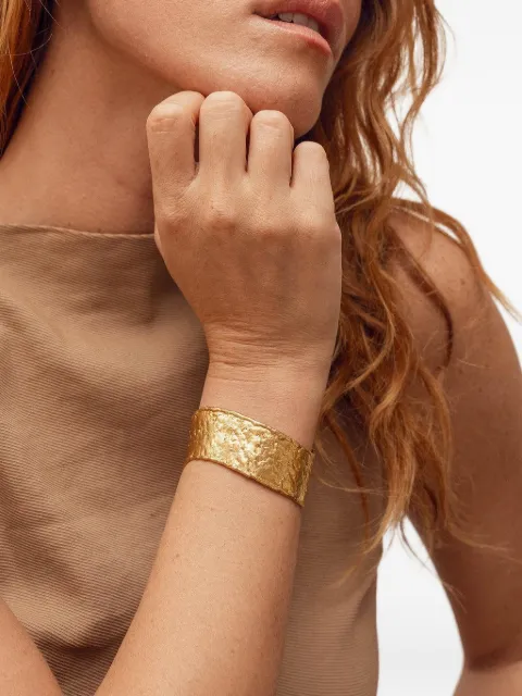 Sylvia Toledano Flow hammered cuff bracelet