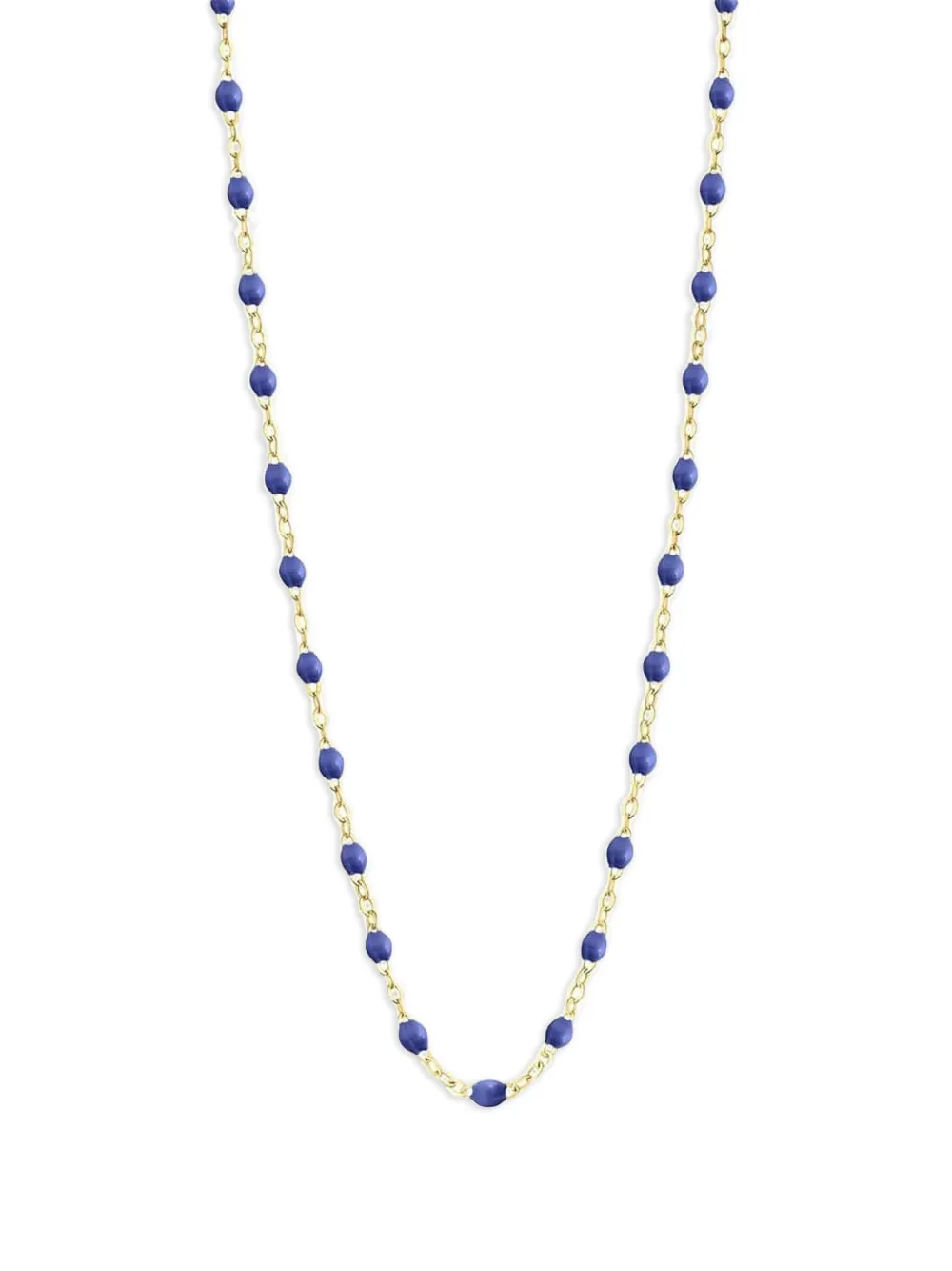 Gigi Clozeau 18kt geelgouden schakelhalsketting met kralen