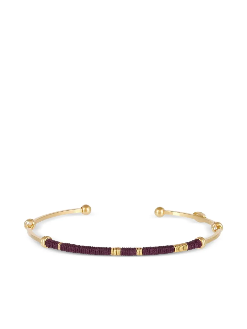 Gas Bijoux Zanzibar cord bracelet - Oro