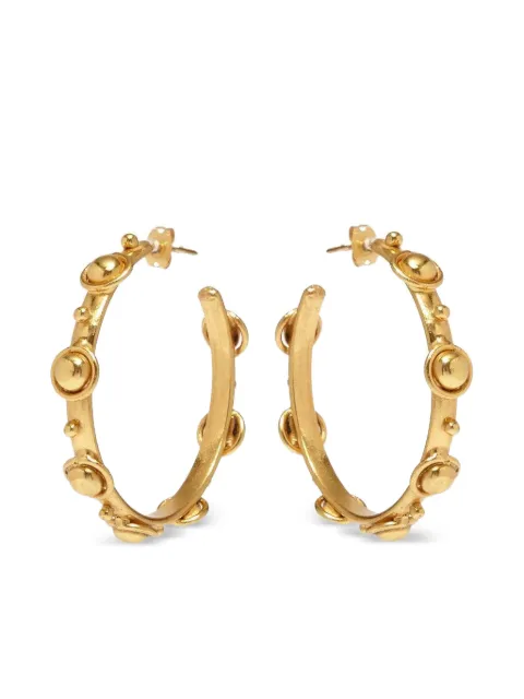 Sylvia Toledano beaded hoop earrings