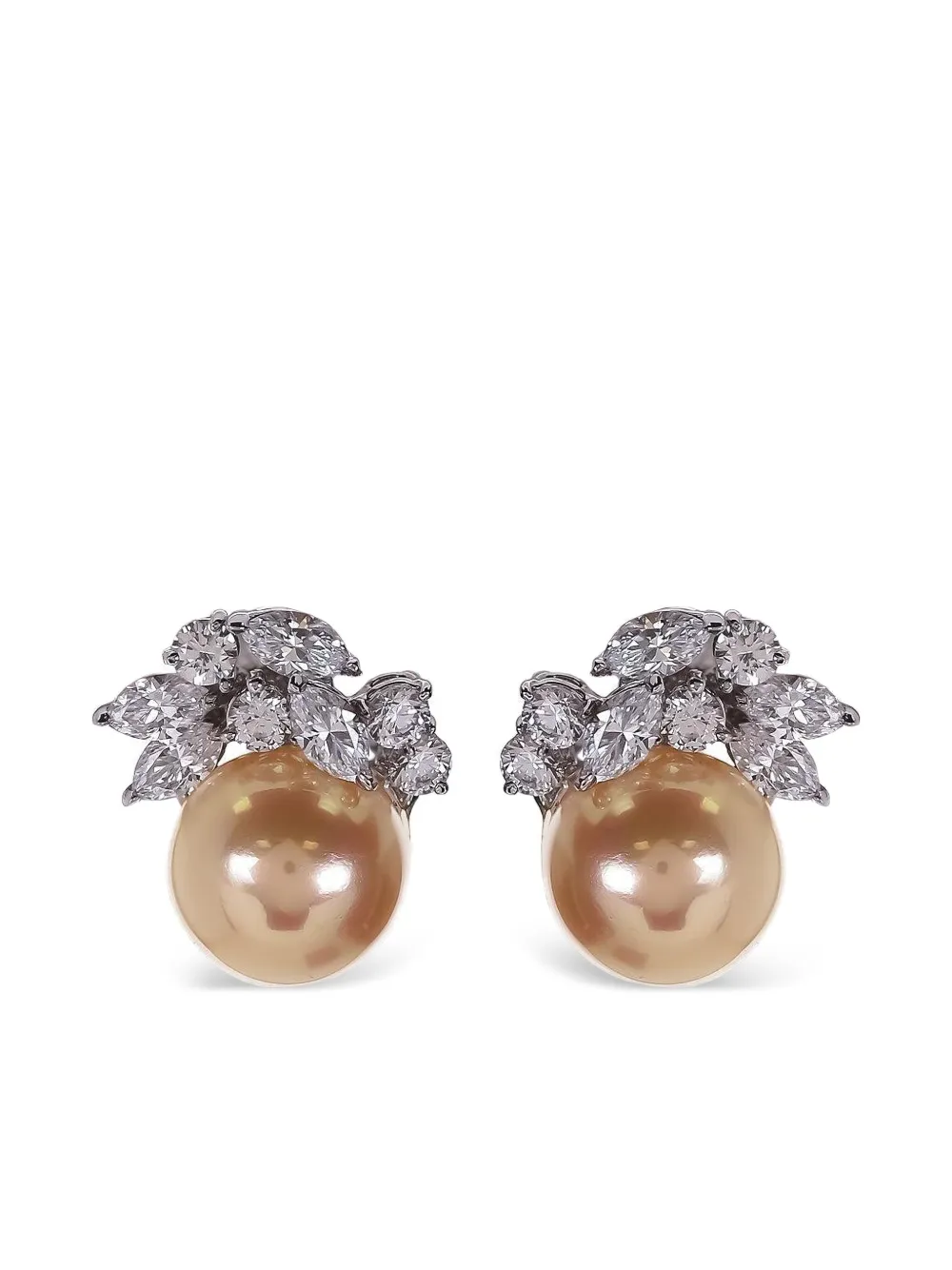 Fantasia by Deserio aretes con doble perla | Image 1