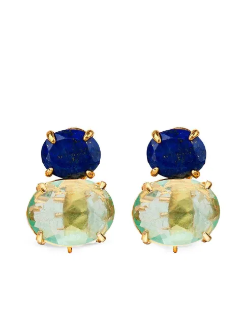 Bounkit Jewelry aretes con cuarzo