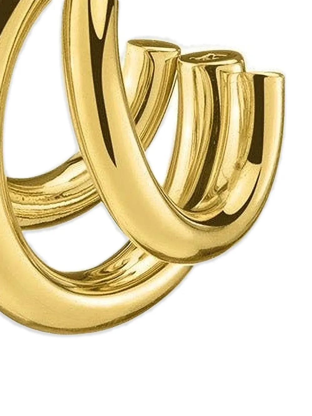 Jennifer Fisher Triple Lilly Huggie oorbellen - Goud
