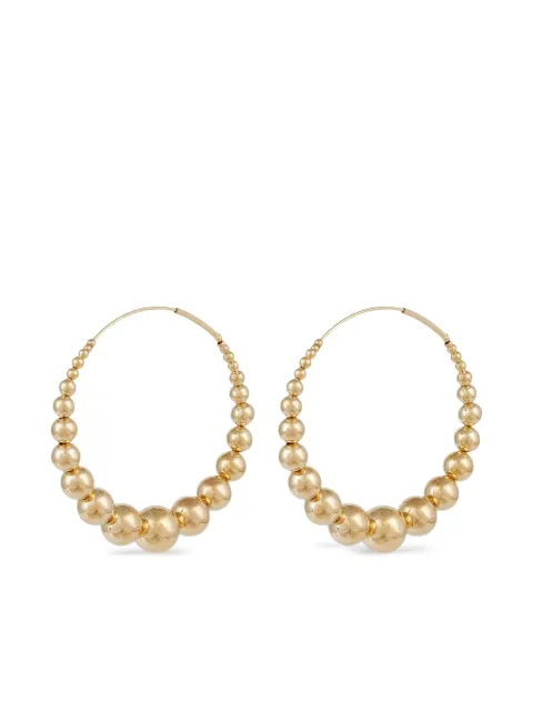 Gas Bijoux arracadas con detalle de cuentas