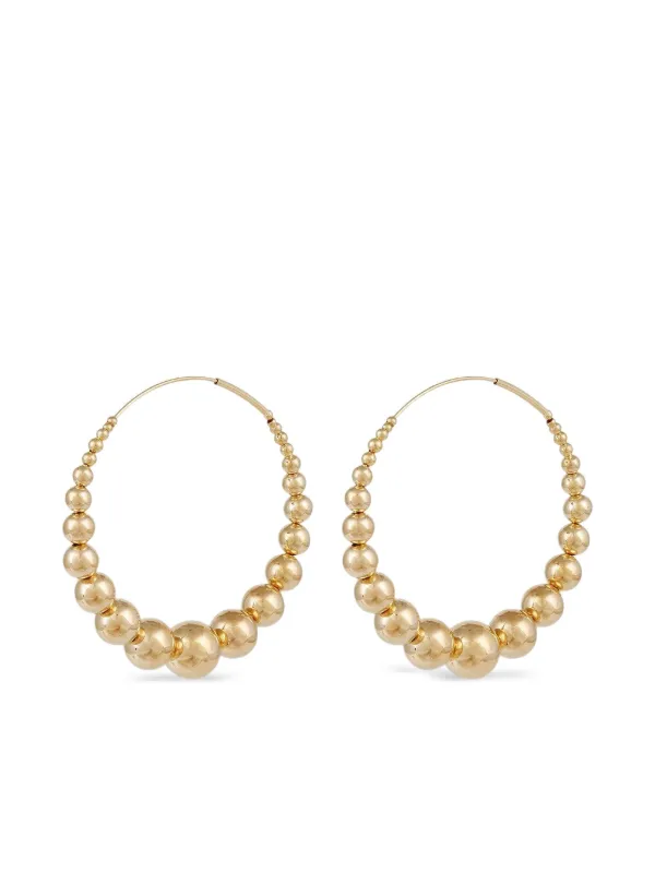 Gas Bijoux ビーズ フープピアス | ゴールドトーン | FARFETCH JP
