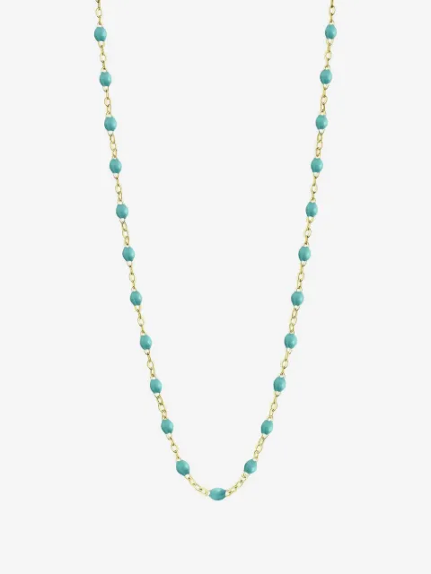 Gigi Clozeau 18K yellow gold Classic Gigi turquoise necklace
