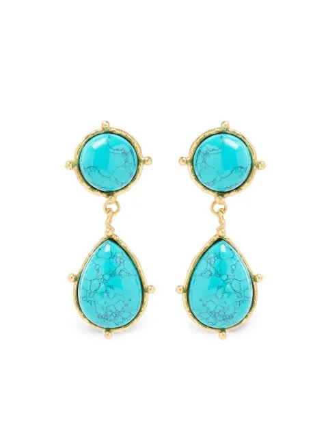 Sylvia Toledano turquoise drop earrings