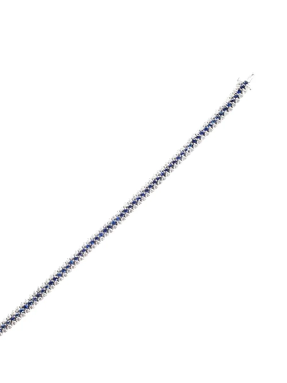 Fantasia By Deserio Sapphire-embellishment Bracelet In Metallic