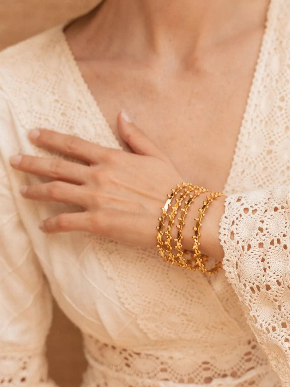 Sylvia Toledano Kralenarmband - Goud