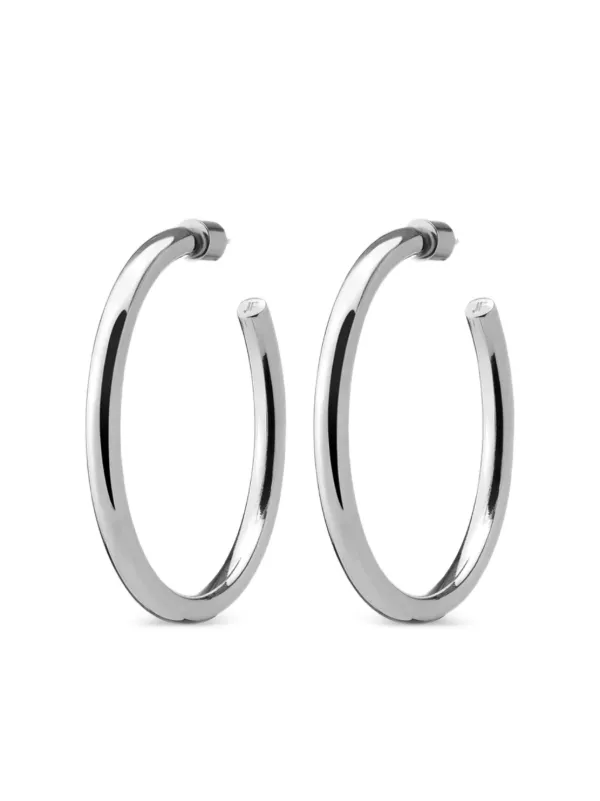Jennifer Fisher Baby Hoop Earrings in Silver