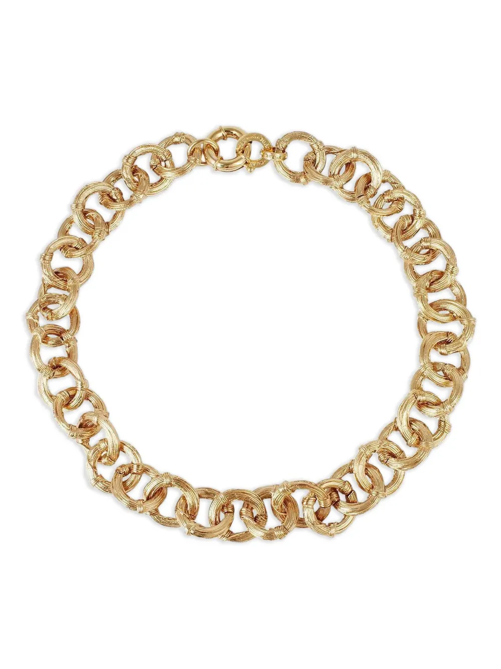 Gas Bijoux Chain-link Gold Necklace In Gold