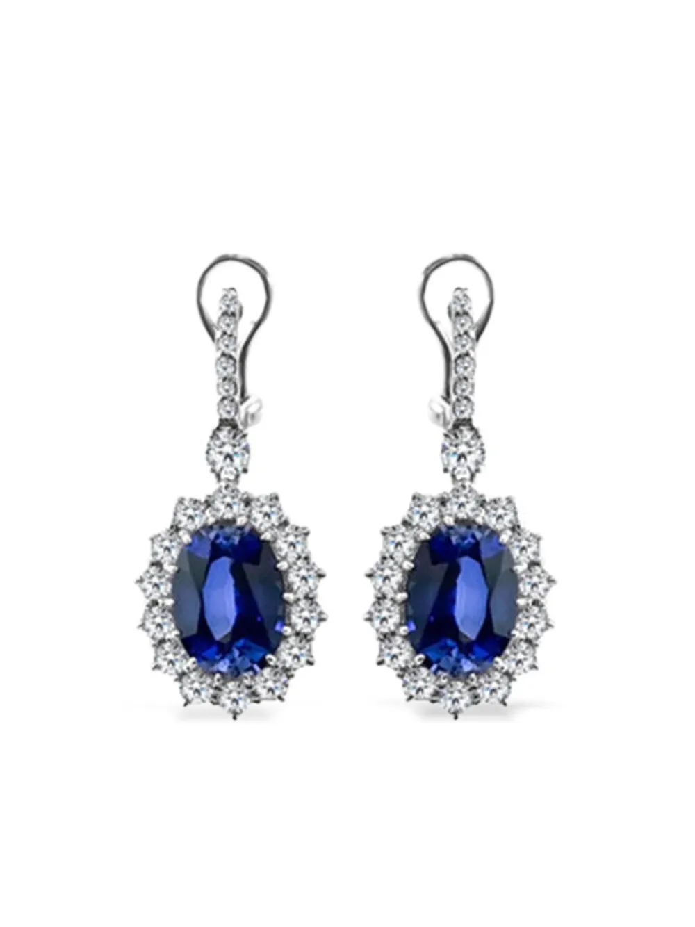 Fantasia By Deserio Oval-frame Earrings In Metallic