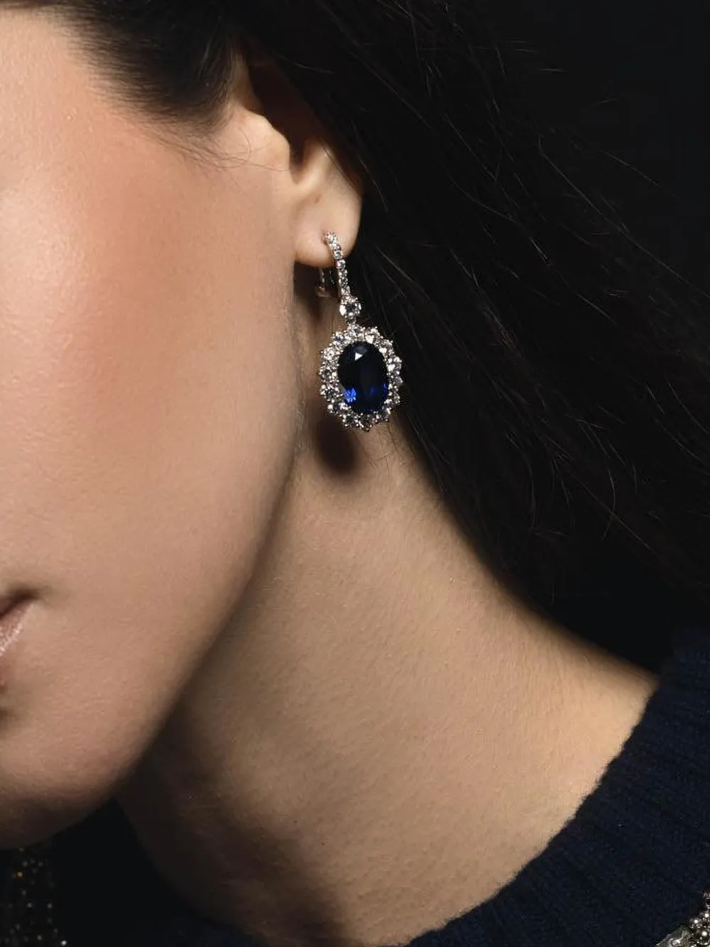 Fantasia By Deserio Oval-frame Earrings In Metallic