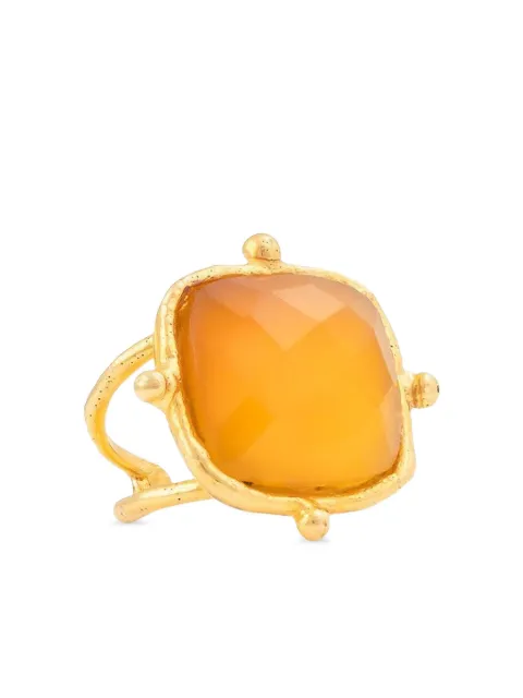 Sylvia Toledano Coussin onyx cushion ring