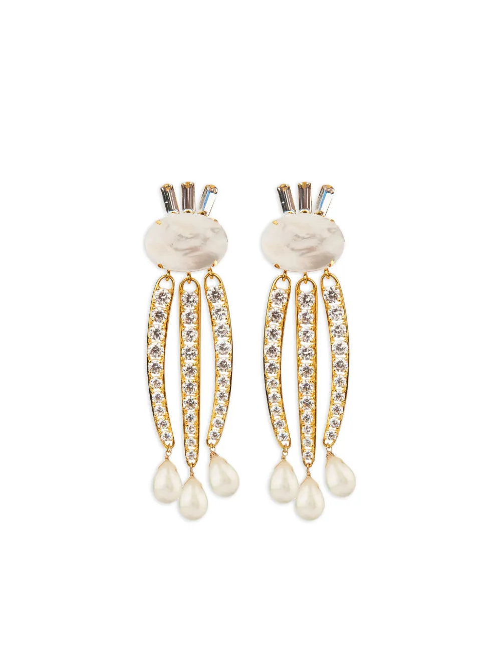 Bounkit Jewelry aretes con dije | dorado | Image 1