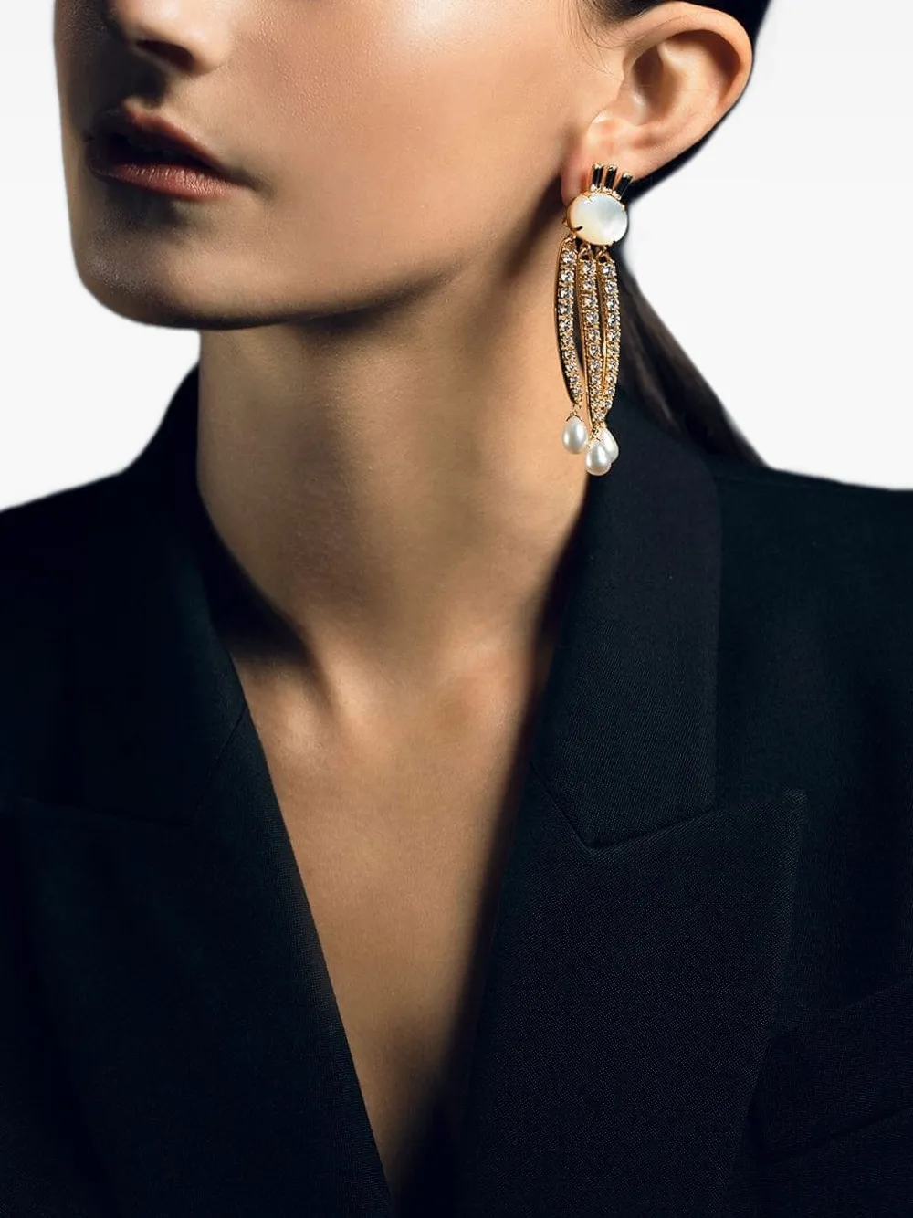 Bounkit Jewelry Oorbellen met hanger - Goud