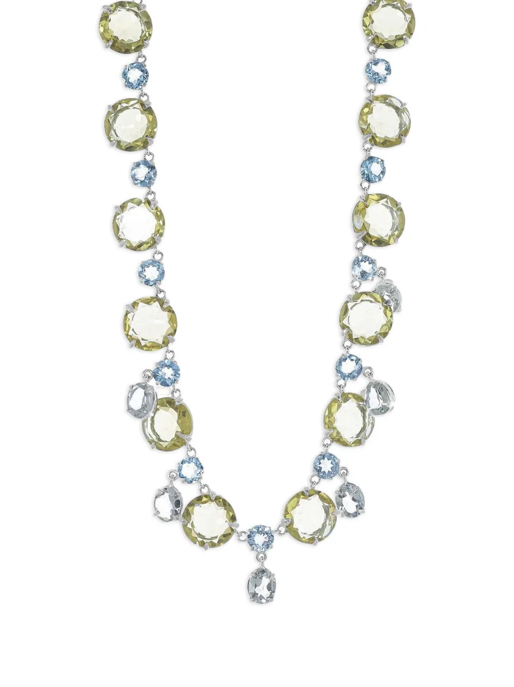 Bounkit Jewelry Collana con ametista - Argento