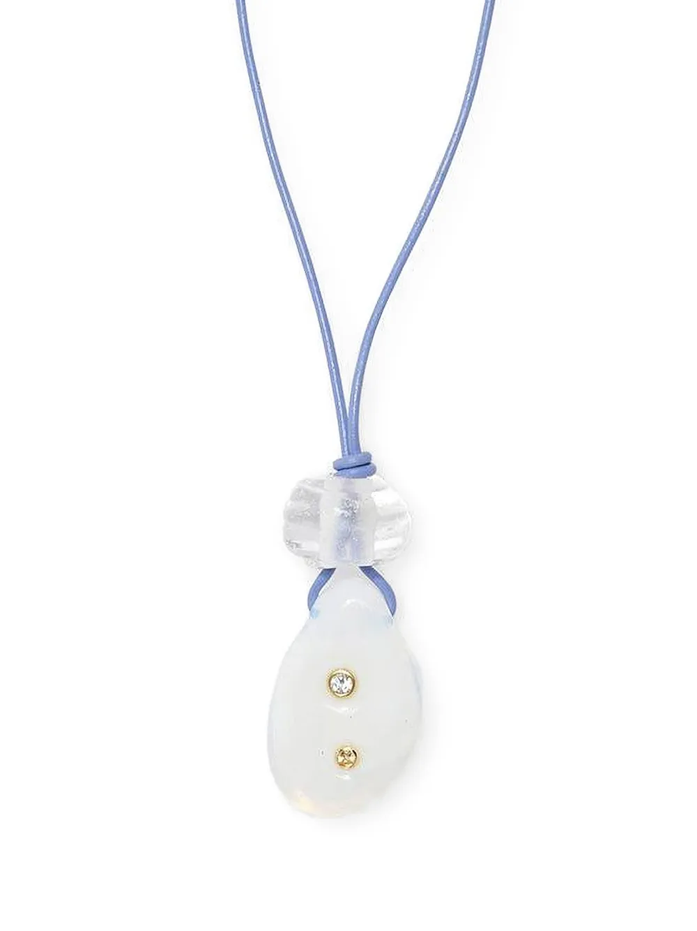 Lizzie Fortunato Matilde halsketting met koord - Blauw