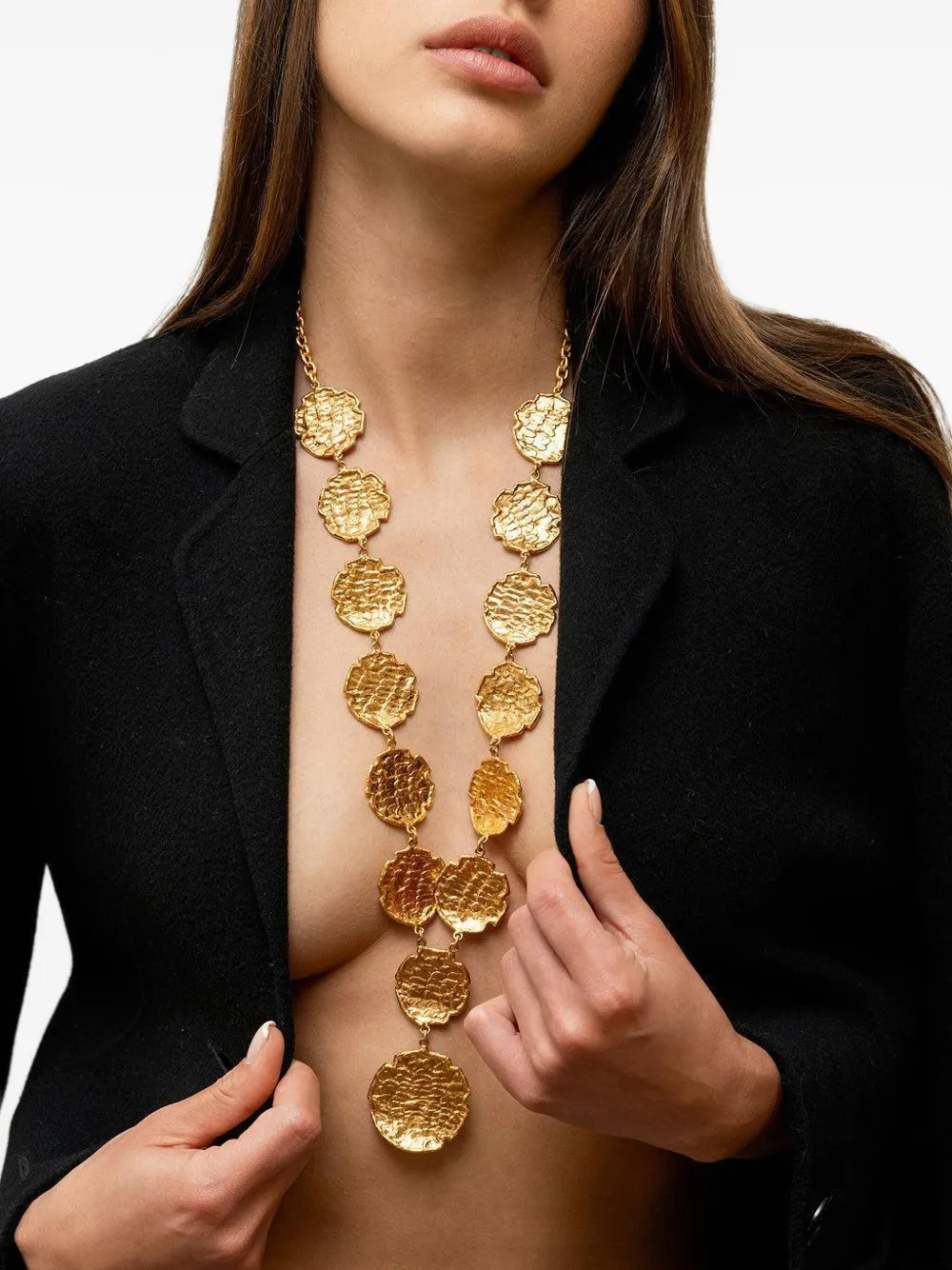 Sylvia Toledano Swan halsketting met hanger - Goud