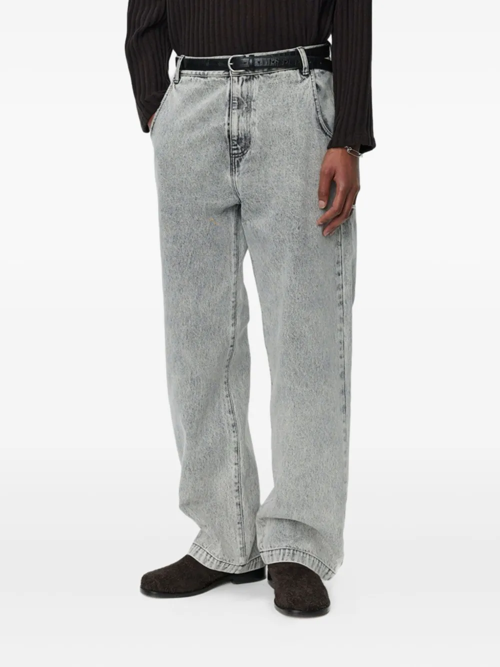 mfpen acid-wash jeans | Grey | Image 1