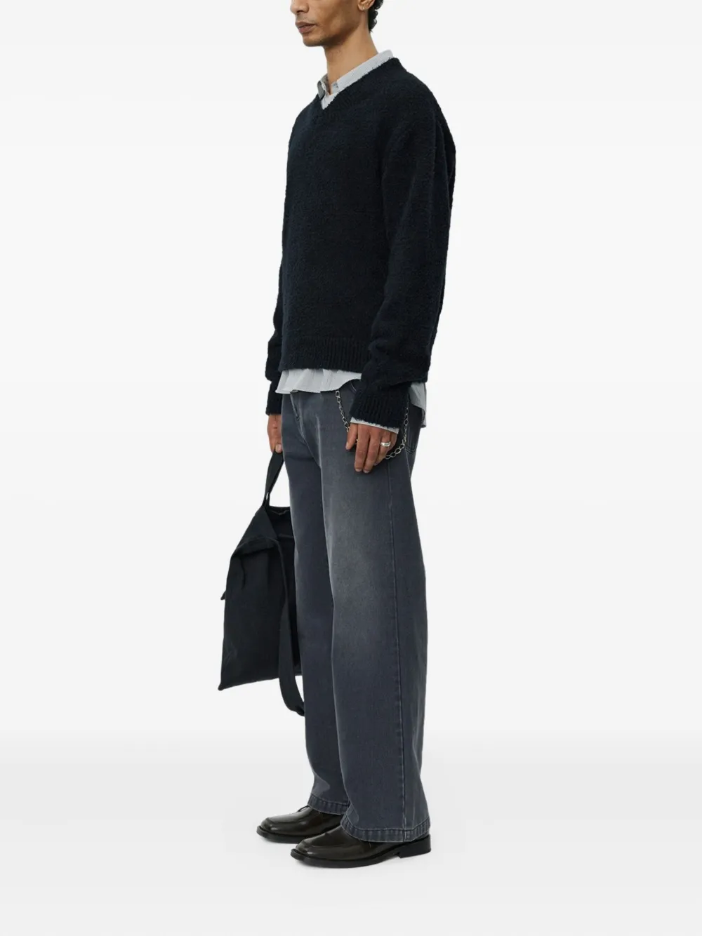 mfpen v-neck sweater | Knitted Sweaters | Image 2