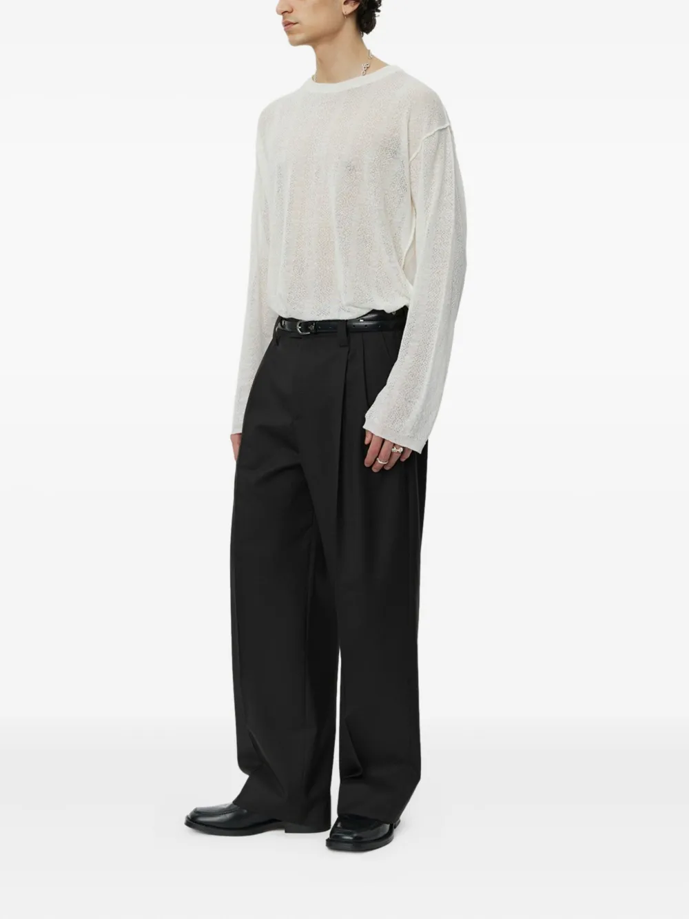 mfpen pleated trousers | Wide Leg Pants | Image 2