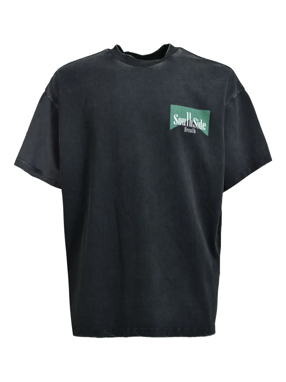 BREATH southside-print T-shirt | Black | Image 1